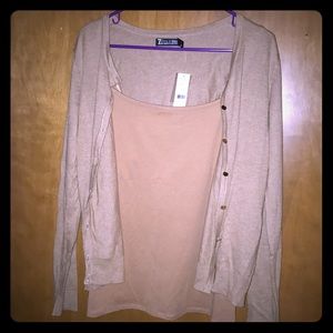 Camisole and Cardigan
